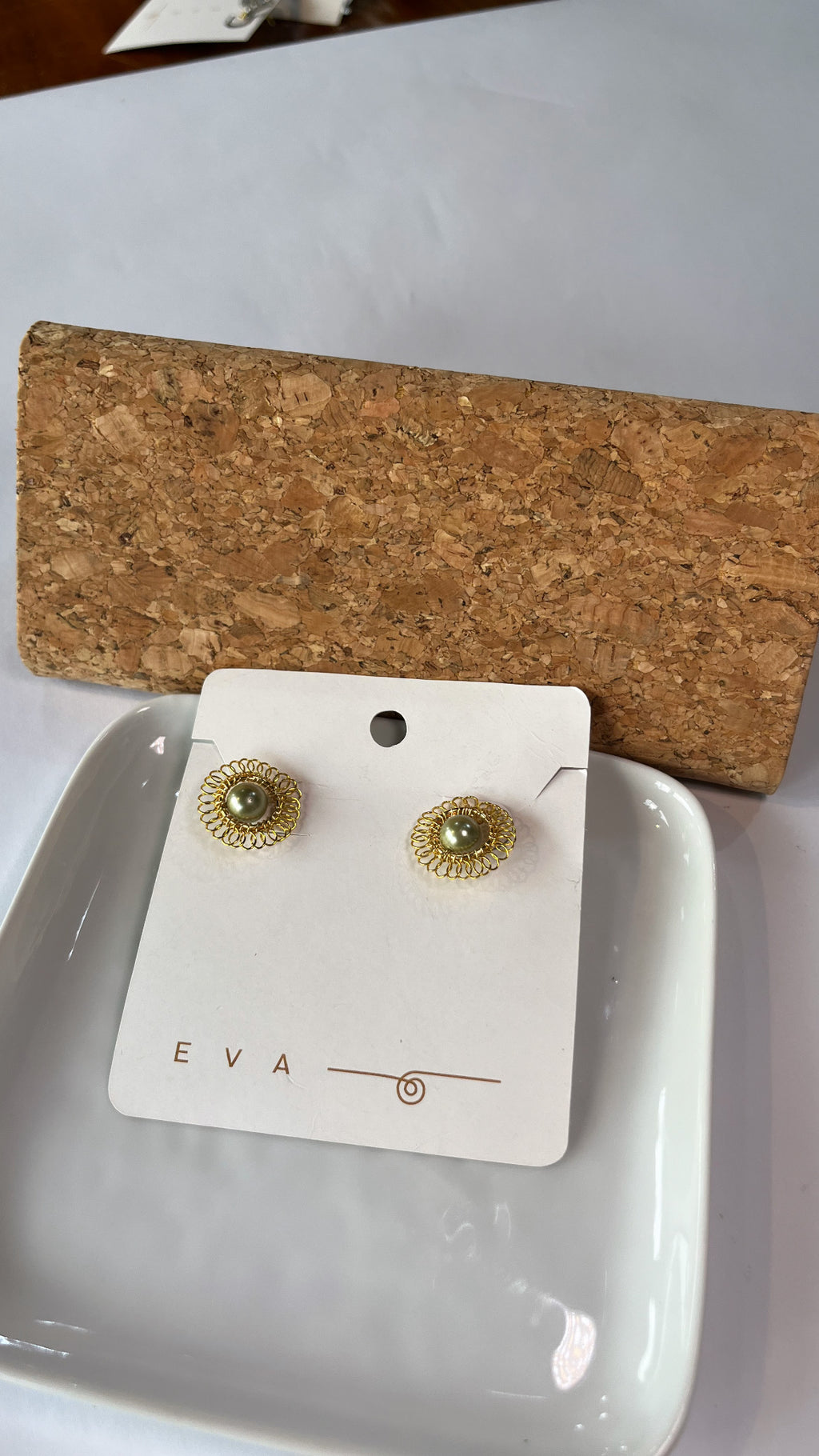 Aretes Flor Coiling