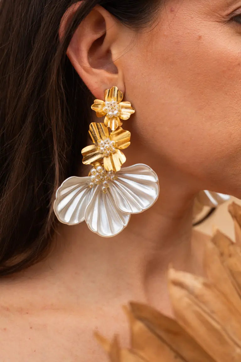 Bouquet Petal Earrings - Maracuyá - NMJ299